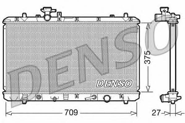 DENSO DRM47025 Радіатор охолодження двигуна DRM47025: Купити в Україні - Добра ціна на EXIST.UA!