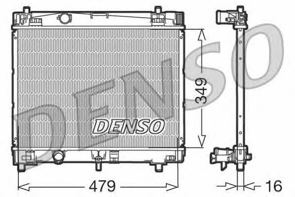 DENSO DRM50003 Радіатор охолодження двигуна DRM50003: Купити в Україні - Добра ціна на EXIST.UA!