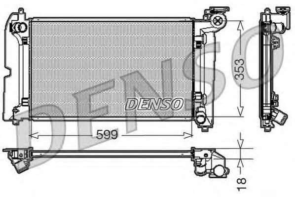 DENSO DRM50010 Радіатор охолодження двигуна DRM50010: Приваблива ціна - Купити в Україні на EXIST.UA!