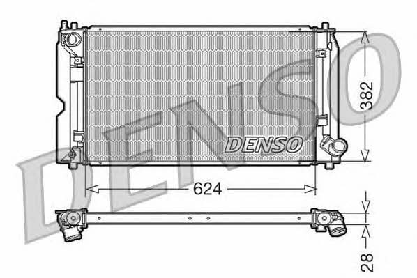 DENSO DRM50012 Радіатор охолодження двигуна DRM50012: Купити в Україні - Добра ціна на EXIST.UA!