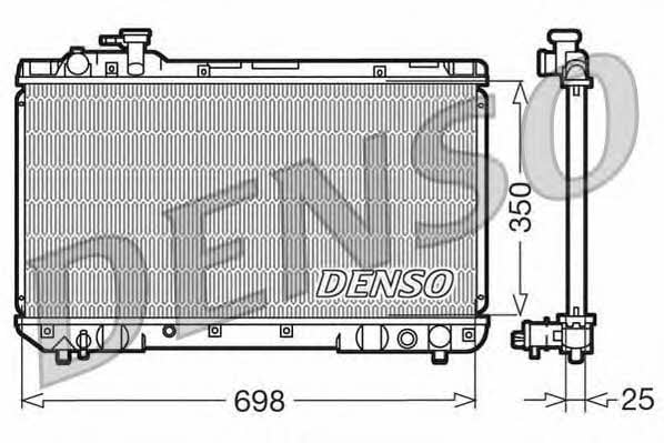 DENSO DRM50020 Радіатор охолодження двигуна DRM50020: Приваблива ціна - Купити в Україні на EXIST.UA!