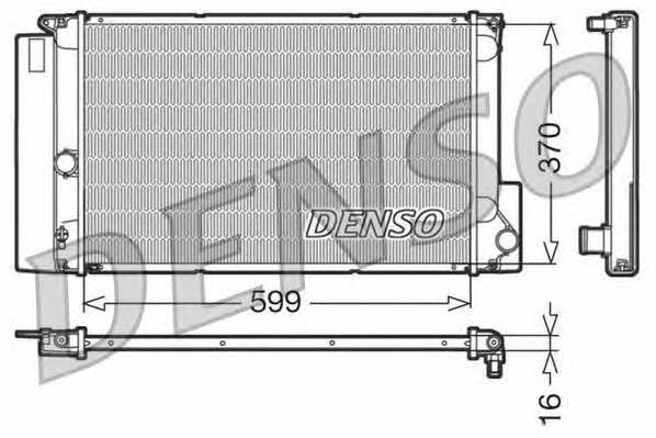 DENSO DRM50026 Радіатор охолодження двигуна DRM50026: Приваблива ціна - Купити в Україні на EXIST.UA!