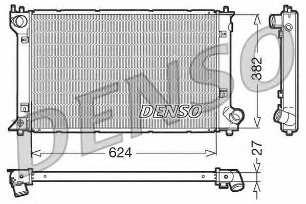 DENSO DRM50027 Радіатор охолодження двигуна DRM50027: Купити в Україні - Добра ціна на EXIST.UA!
