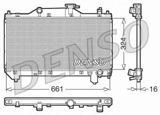DENSO DRM50031 Радіатор охолодження двигуна DRM50031: Купити в Україні - Добра ціна на EXIST.UA!
