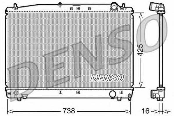 DENSO DRM50033 Радіатор охолодження двигуна DRM50033: Купити в Україні - Добра ціна на EXIST.UA!