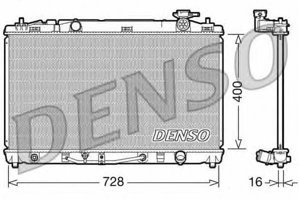 DENSO DRM50042 Радіатор охолодження двигуна DRM50042: Купити в Україні - Добра ціна на EXIST.UA!