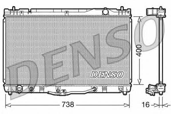 DENSO DRM50043 Радіатор охолодження двигуна DRM50043: Купити в Україні - Добра ціна на EXIST.UA!