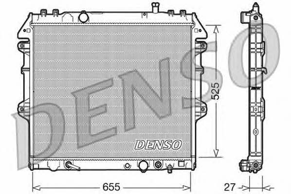 DENSO DRM50045 Радіатор охолодження двигуна DRM50045: Купити в Україні - Добра ціна на EXIST.UA!