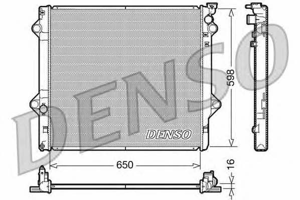DRM50048 DENSO Радиатор охлаждения двигателя