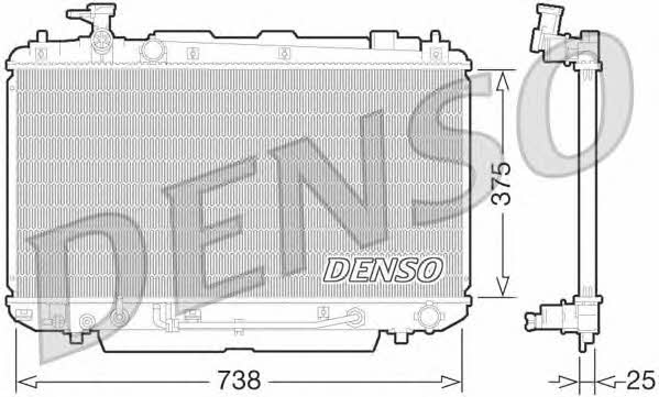 DENSO DRM50064 Радіатор охолодження двигуна DRM50064: Купити в Україні - Добра ціна на EXIST.UA!