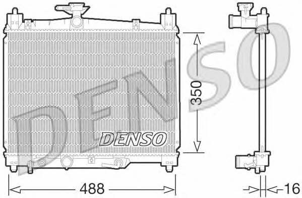 DENSO DRM50066 Радіатор охолодження двигуна DRM50066: Купити в Україні - Добра ціна на EXIST.UA!