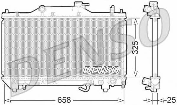 DENSO DRM50067 Радіатор охолодження двигуна DRM50067: Купити в Україні - Добра ціна на EXIST.UA!