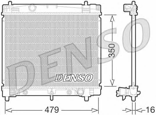 DENSO DRM50070 Радіатор охолодження двигуна DRM50070: Приваблива ціна - Купити в Україні на EXIST.UA!
