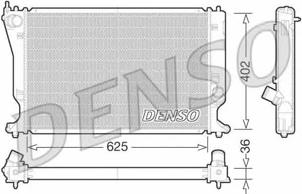 DENSO DRM50073 Радіатор охолодження двигуна DRM50073: Купити в Україні - Добра ціна на EXIST.UA!
