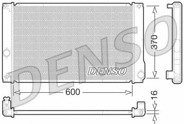 DENSO DRM50076 Радіатор охолодження двигуна DRM50076: Приваблива ціна - Купити в Україні на EXIST.UA!