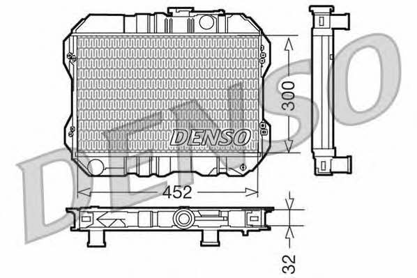 DENSO DRM50200 Радіатор охолодження двигуна DRM50200: Купити в Україні - Добра ціна на EXIST.UA!