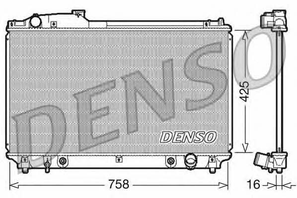 DENSO DRM51003 Радіатор охолодження двигуна DRM51003: Купити в Україні - Добра ціна на EXIST.UA!
