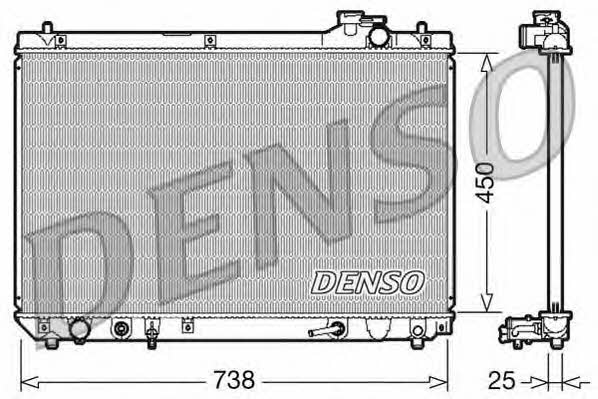 DENSO DRM51004 Радіатор охолодження двигуна DRM51004: Купити в Україні - Добра ціна на EXIST.UA!