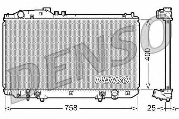 DENSO DRM51006 Радіатор охолодження двигуна DRM51006: Купити в Україні - Добра ціна на EXIST.UA!