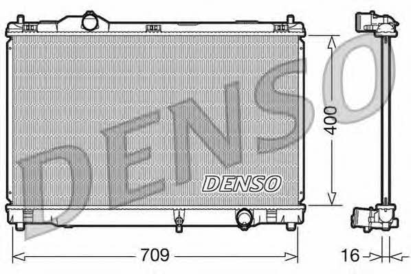 DENSO DRM51008 Радіатор охолодження двигуна DRM51008: Приваблива ціна - Купити в Україні на EXIST.UA!