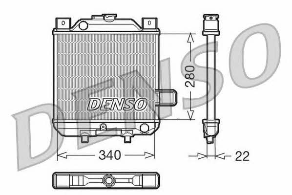 DENSO DRM99006 Радіатор охолодження двигуна DRM99006: Купити в Україні - Добра ціна на EXIST.UA!
