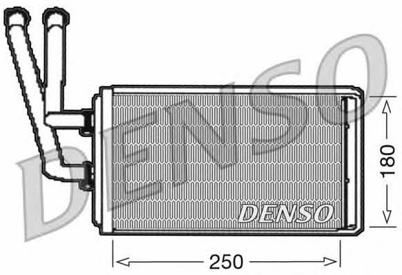 DENSO DRR09100 Радіатор опалювача салону DRR09100: Купити в Україні - Добра ціна на EXIST.UA!