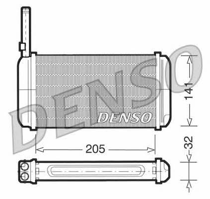 DENSO DRR10002 Радіатор опалювача салону DRR10002: Купити в Україні - Добра ціна на EXIST.UA!