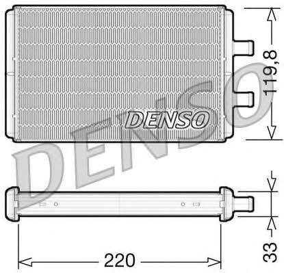 DRR12007 DENSO Радиатор отопителя салона