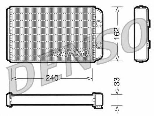 DENSO DRR13010 Радіатор опалювача салону DRR13010: Купити в Україні - Добра ціна на EXIST.UA!