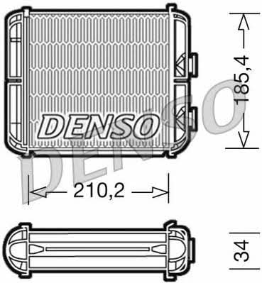 DENSO DRR20003 Радіатор опалювача салону DRR20003: Купити в Україні - Добра ціна на EXIST.UA!