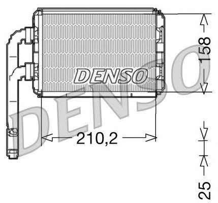 DENSO DRR23016 Радіатор опалювача салону DRR23016: Купити в Україні - Добра ціна на EXIST.UA!