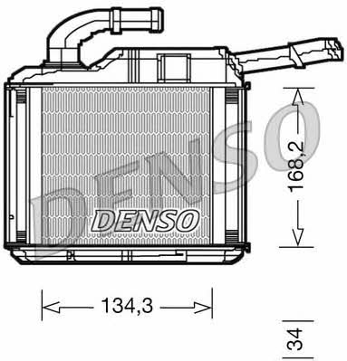 DENSO DRR32010 Радіатор опалювача салону DRR32010: Купити в Україні - Добра ціна на EXIST.UA!