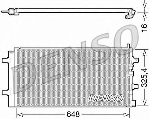 DENSO DCN02002 Радіатор кондиціонера (Конденсатор) DCN02002: Купити в Україні - Добра ціна на EXIST.UA!