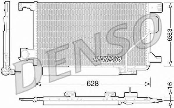 DENSO DCN17023 Радіатор кондиціонера (Конденсатор) DCN17023: Купити в Україні - Добра ціна на EXIST.UA!