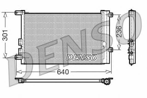 DENSO DCN01016 Радіатор кондиціонера (Конденсатор) DCN01016: Приваблива ціна - Купити в Україні на EXIST.UA!