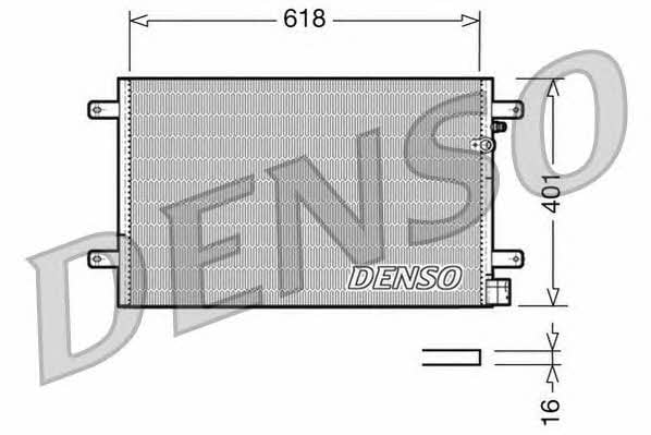 DENSO DCN02006 Радіатор кондиціонера (Конденсатор) DCN02006: Купити в Україні - Добра ціна на EXIST.UA!