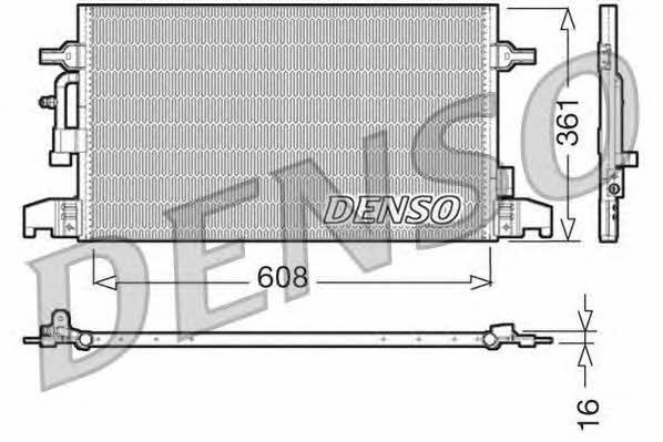 DENSO DCN02016 Радіатор кондиціонера (Конденсатор) DCN02016: Купити в Україні - Добра ціна на EXIST.UA!