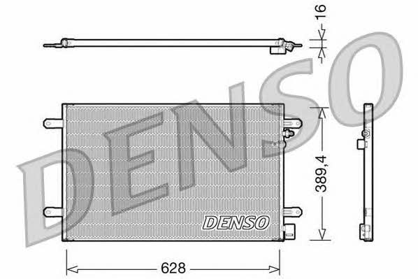DENSO DCN02017 Радіатор кондиціонера (Конденсатор) DCN02017: Купити в Україні - Добра ціна на EXIST.UA!