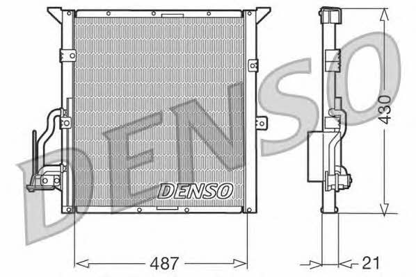 DENSO DCN05002 Радіатор кондиціонера (Конденсатор) DCN05002: Купити в Україні - Добра ціна на EXIST.UA!