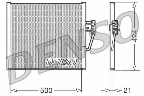 DENSO DCN05005 Радіатор кондиціонера (Конденсатор) DCN05005: Купити в Україні - Добра ціна на EXIST.UA!