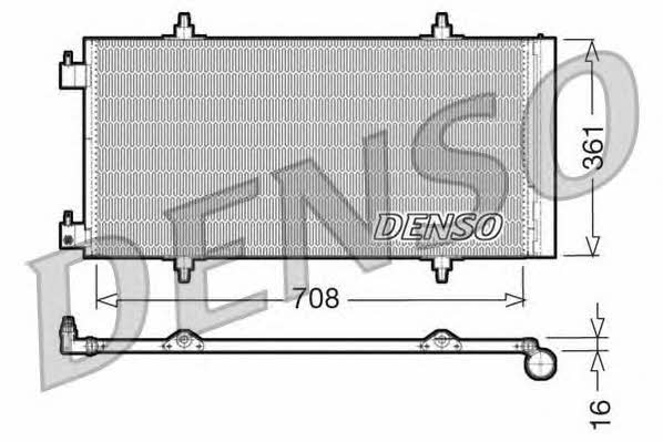 DENSO DCN07011 Радіатор кондиціонера (Конденсатор) DCN07011: Приваблива ціна - Купити в Україні на EXIST.UA!