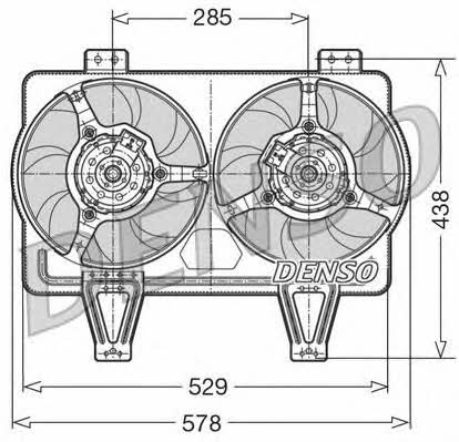 DENSO DER01016 Вентилятор радіатора охолодження DER01016: Купити в Україні - Добра ціна на EXIST.UA!