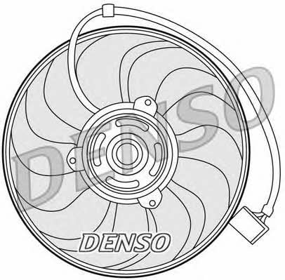 DER27001 DENSO Вентилятор радиатора охлаждения