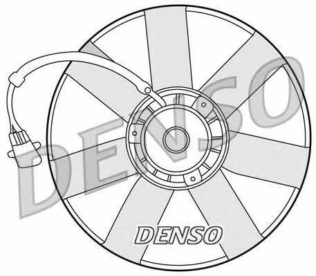 DER32002 DENSO Вентилятор радиатора охлаждения