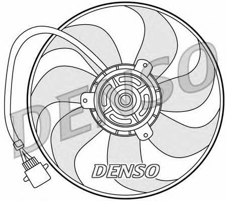 DER32006 DENSO Вентилятор радиатора охлаждения