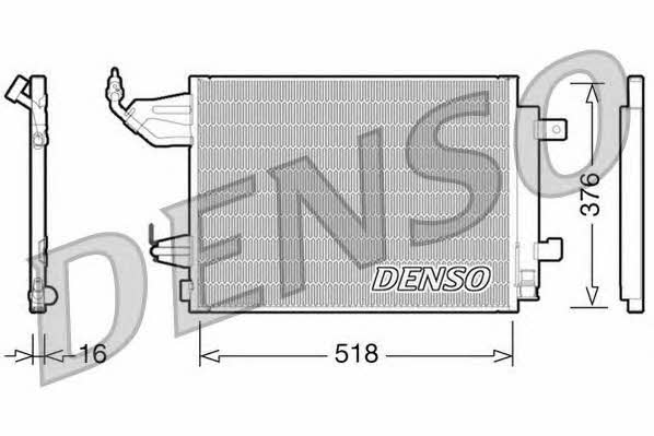 DENSO DCN16001 Радіатор кондиціонера (Конденсатор) DCN16001: Приваблива ціна - Купити в Україні на EXIST.UA!