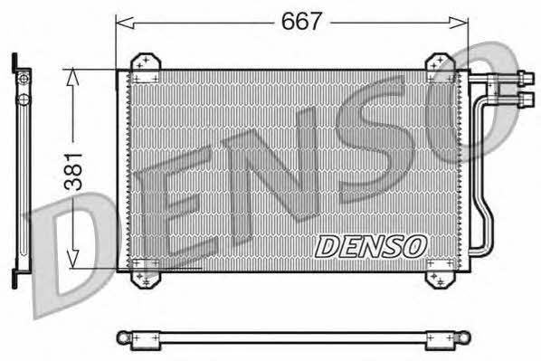 DENSO DCN17055 Радіатор кондиціонера (Конденсатор) DCN17055: Купити в Україні - Добра ціна на EXIST.UA!