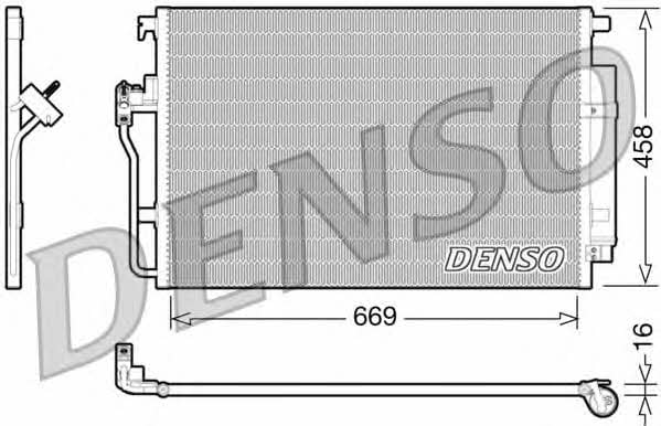 DENSO DCN17056 Радіатор кондиціонера (Конденсатор) DCN17056: Купити в Україні - Добра ціна на EXIST.UA!