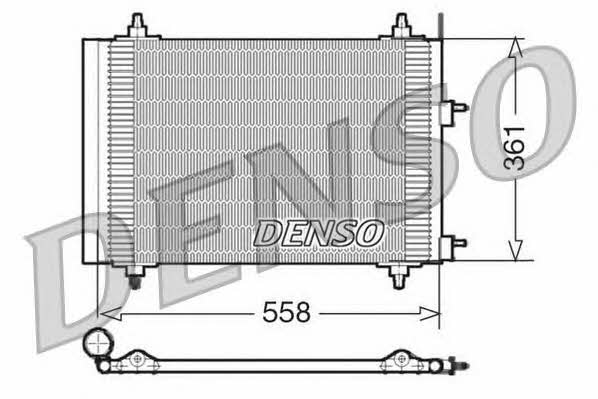 DENSO DCN21015 Радіатор кондиціонера (Конденсатор) DCN21015: Приваблива ціна - Купити в Україні на EXIST.UA!