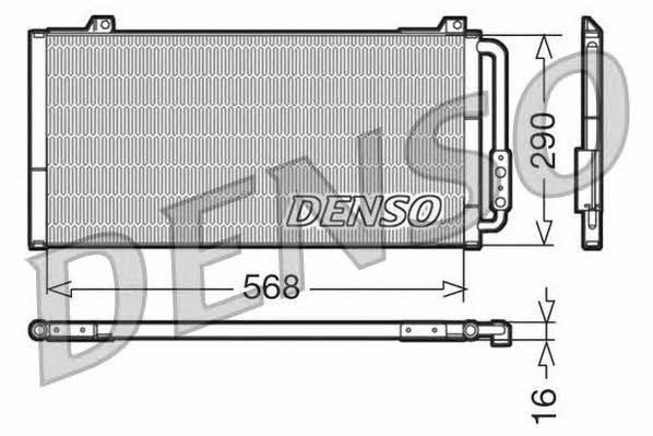 DENSO DCN24001 Радіатор кондиціонера (Конденсатор) DCN24001: Купити в Україні - Добра ціна на EXIST.UA!